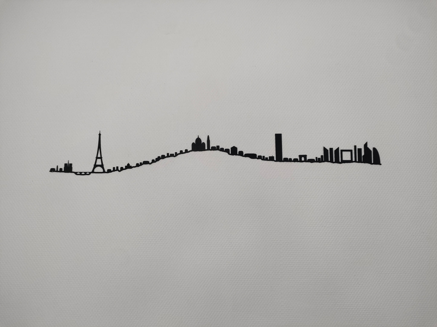 Silhouette de la ville de Paris