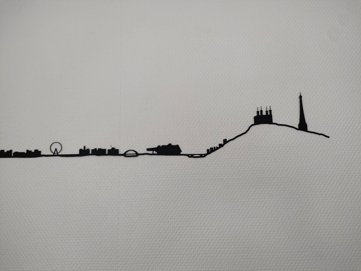 Silhouette de la ville de Lyon