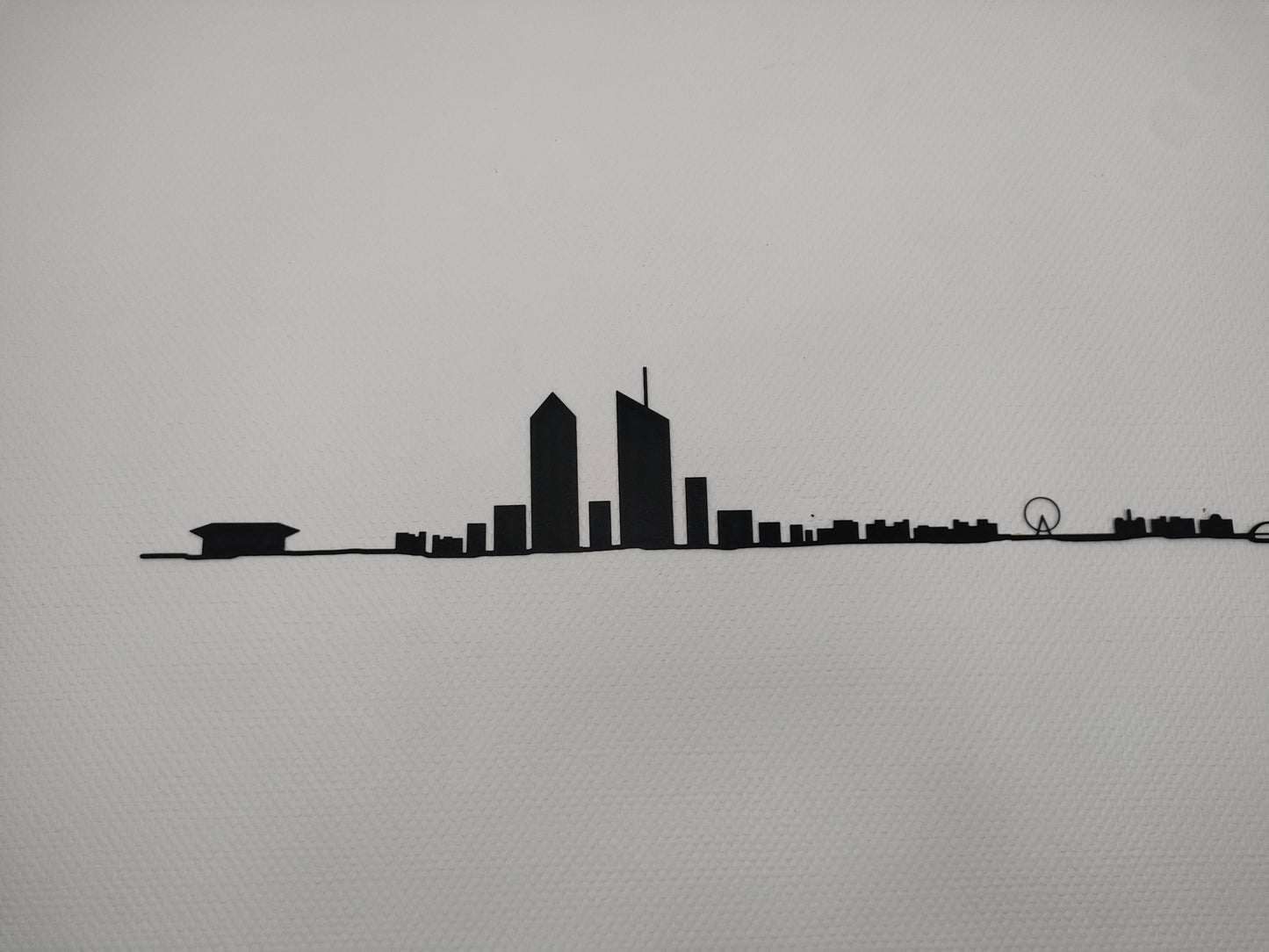 Silhouette de la ville de Lyon