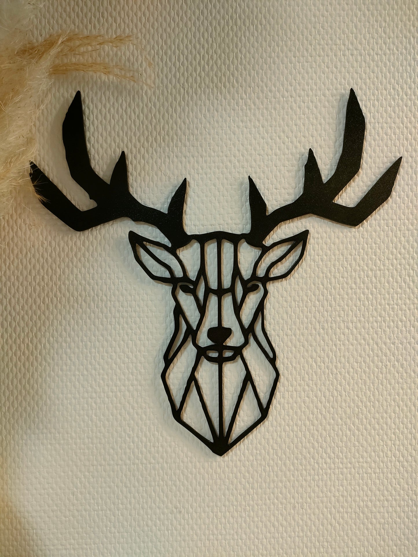 Décoration Murale Tête de Cerf Géométrique