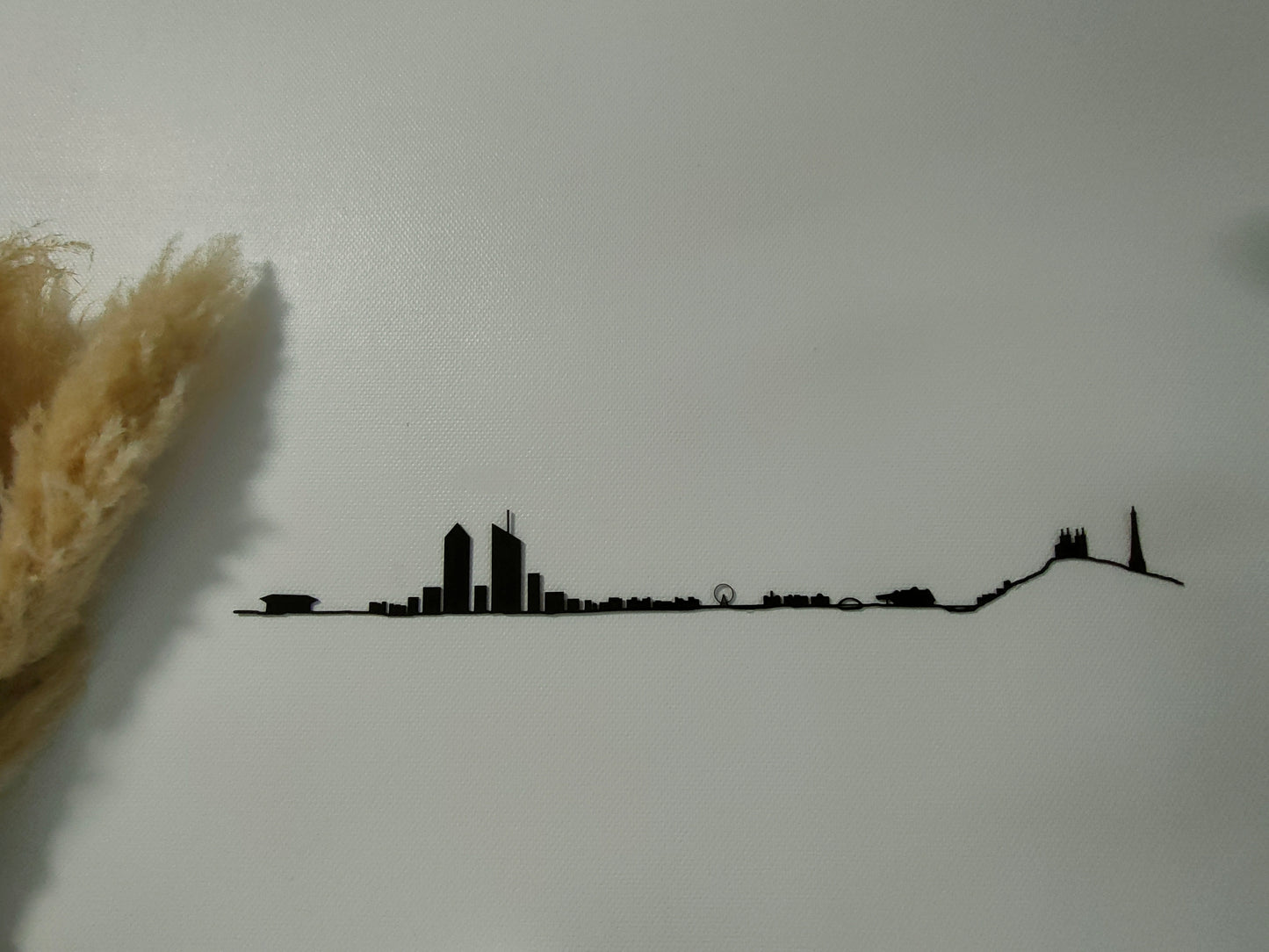Silhouette de la ville de Lyon