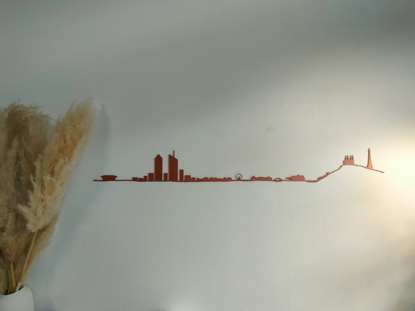Silhouette de la ville de Lyon