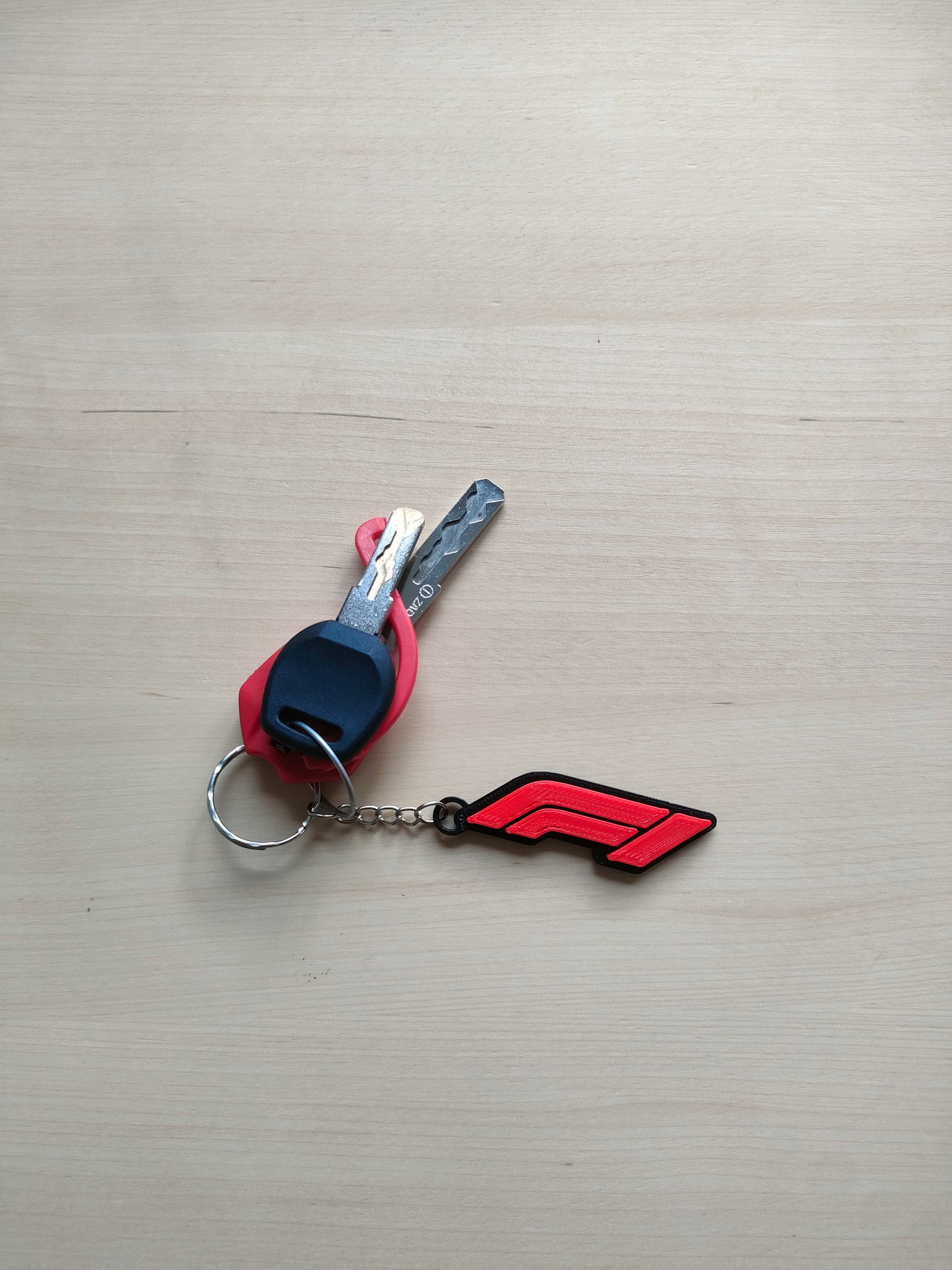 Porte clé F1, Porte-clé Logo Formule 1, Porte-clé Formula 1, Cadeau fan F1, Porte-clé F1, Impression , impression 3D, Sport automobile 3D