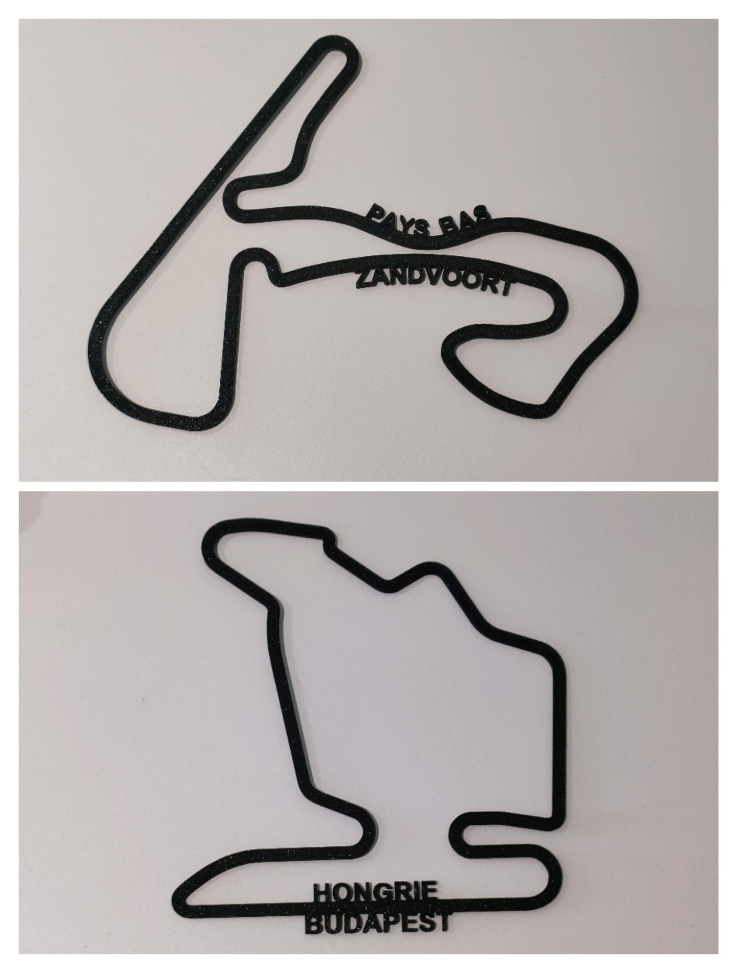 Pack de 24 circuits de Formule 1 avec les noms détachés
