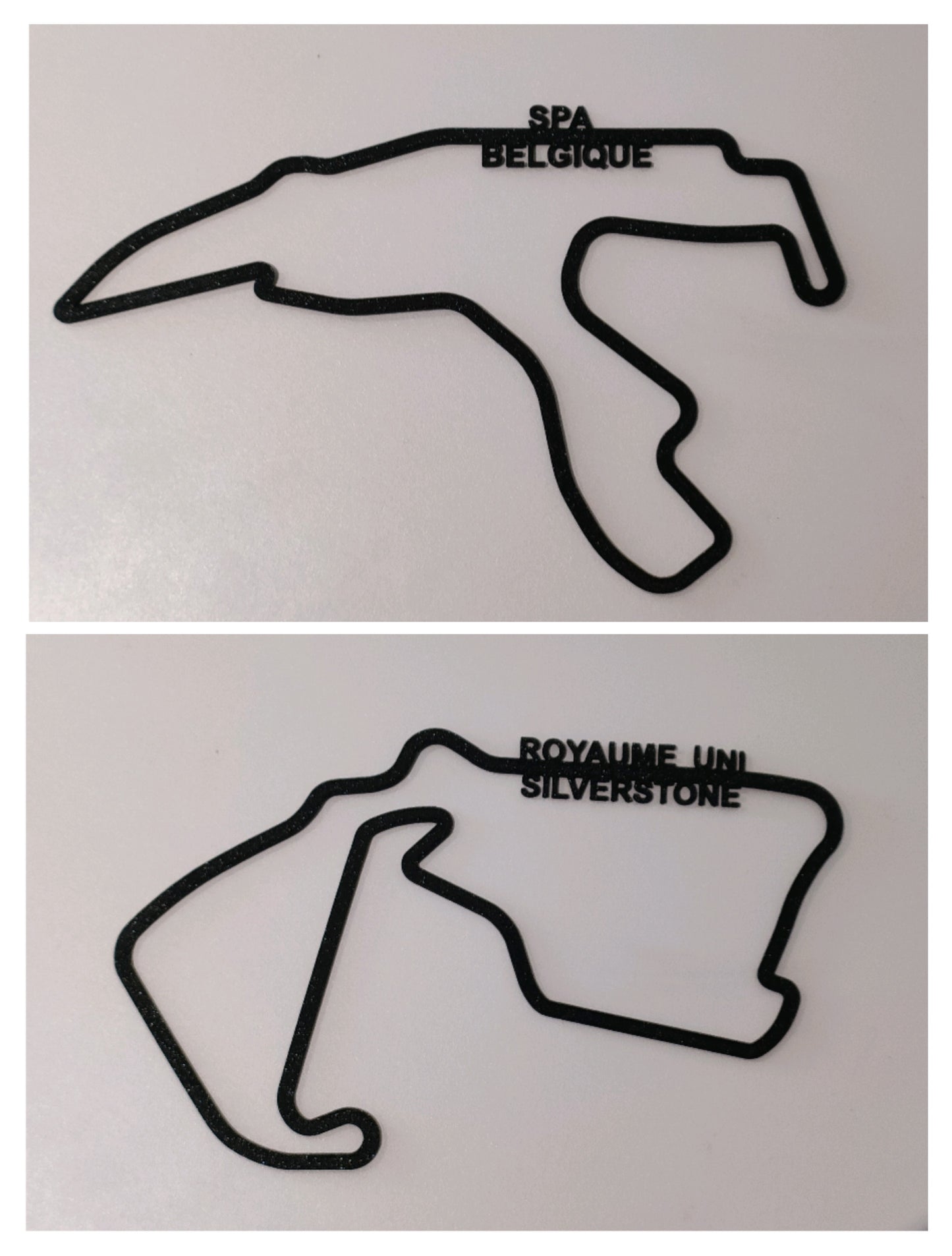 Pack de 24 circuits de Formule 1 avec les noms détachés