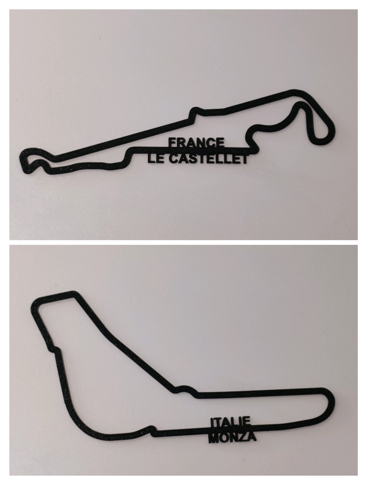 Pack de 24 circuits de Formule 1 avec les noms détachés