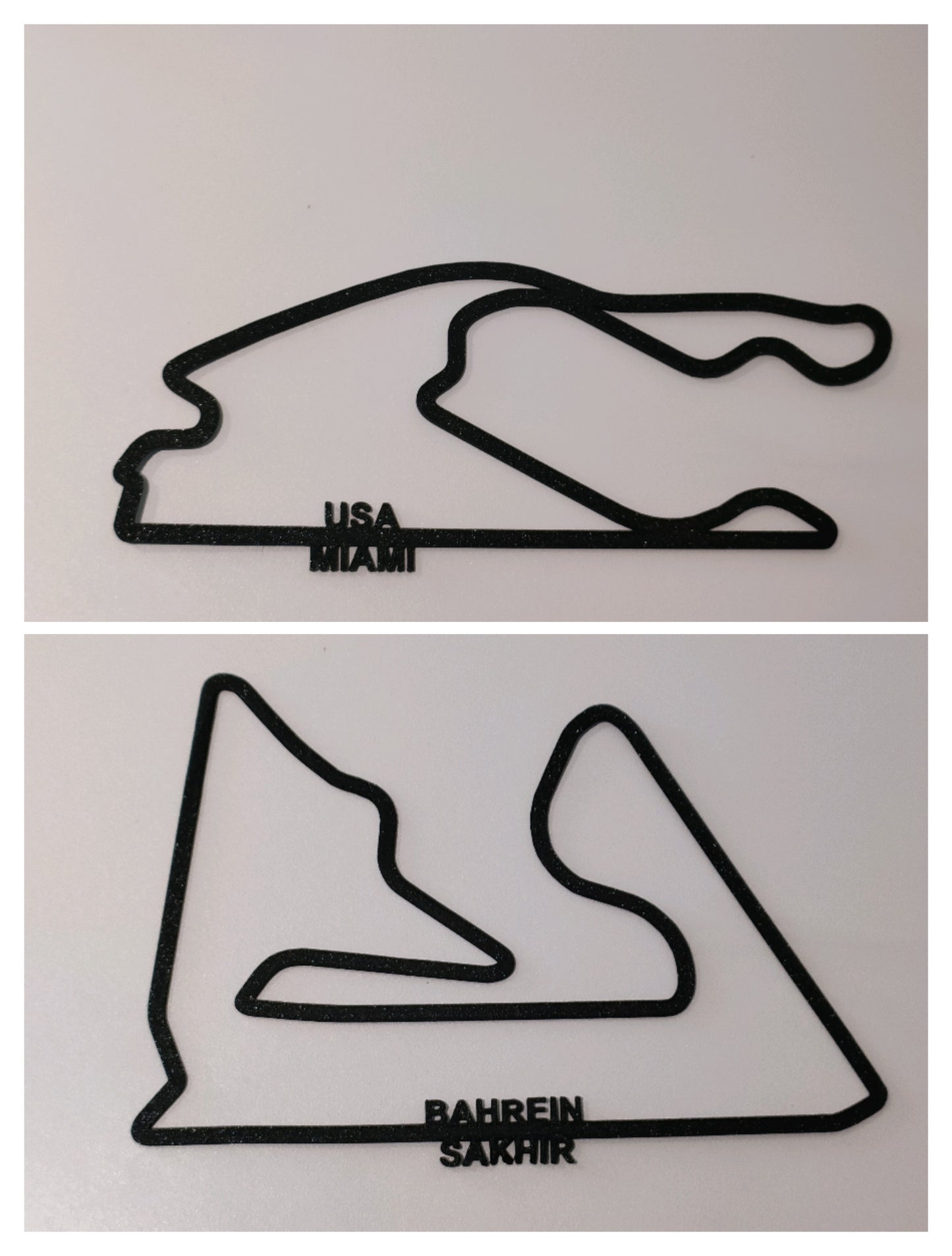 Pack de 24 circuits de Formule 1 avec les noms détachés