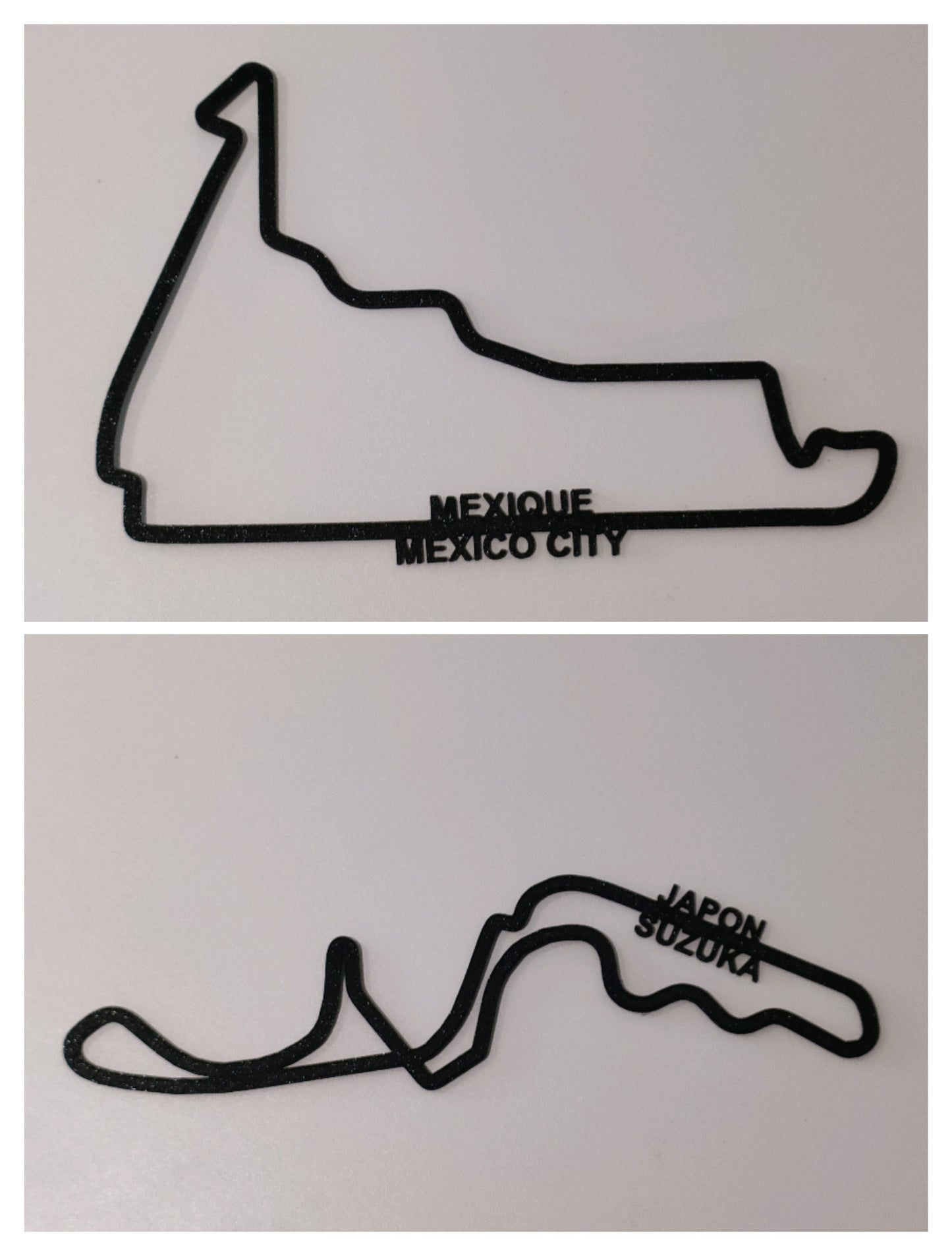 Pack de 24 circuits de Formule 1 avec les noms détachés
