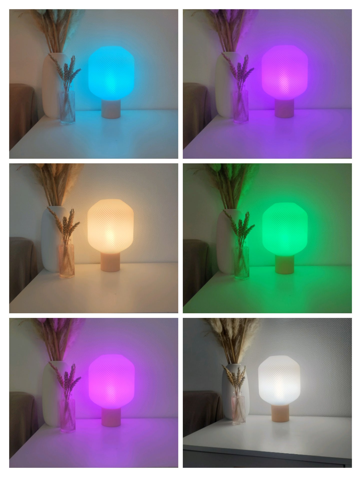 Lampe LED design "SPIRALE" - Éclairage Unique et Moderne Connecté | Décoration éclairage | Idée Cadeau