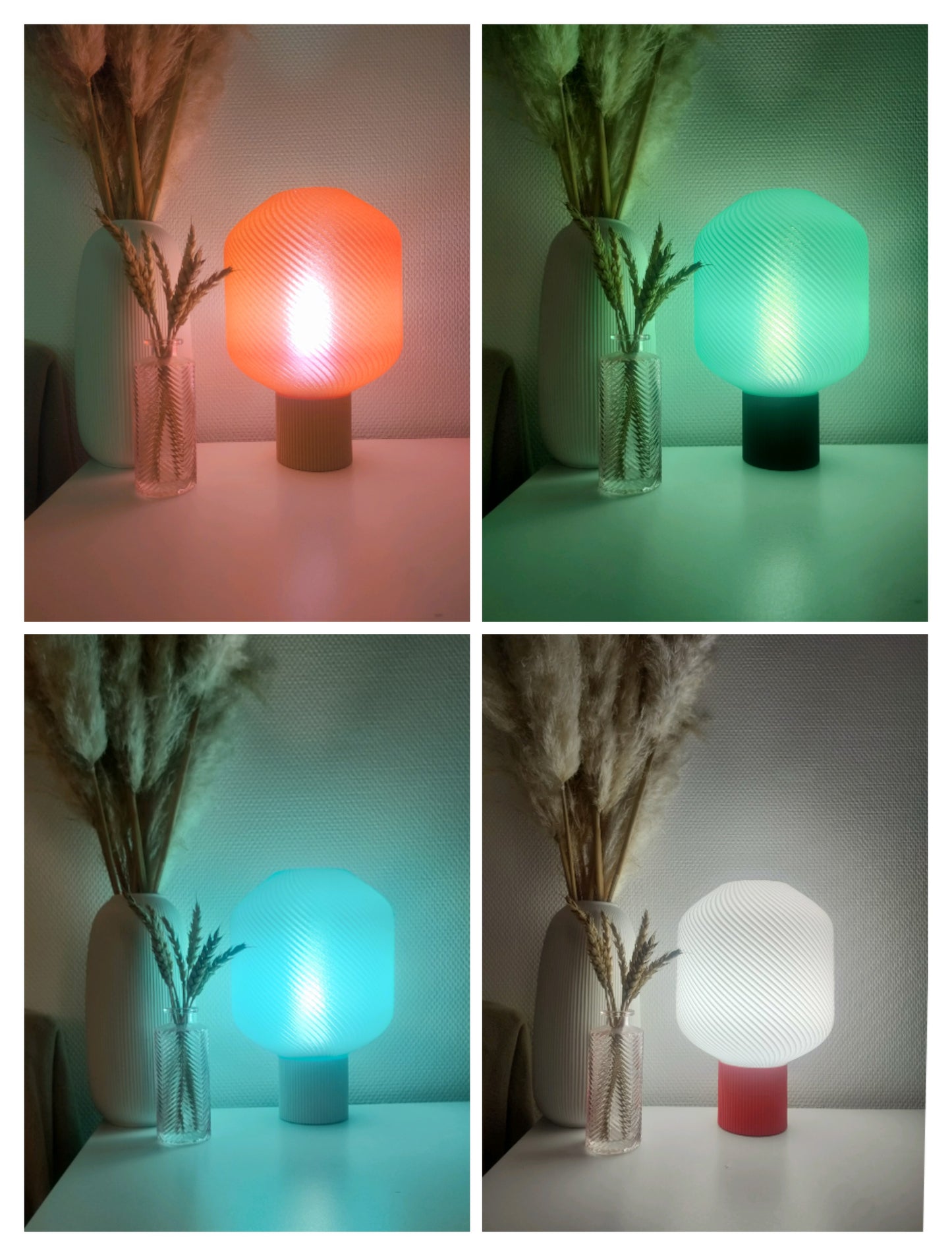 Lampe LED design "SPIRALE" - Éclairage Unique et Moderne Connecté | Décoration éclairage | Idée Cadeau