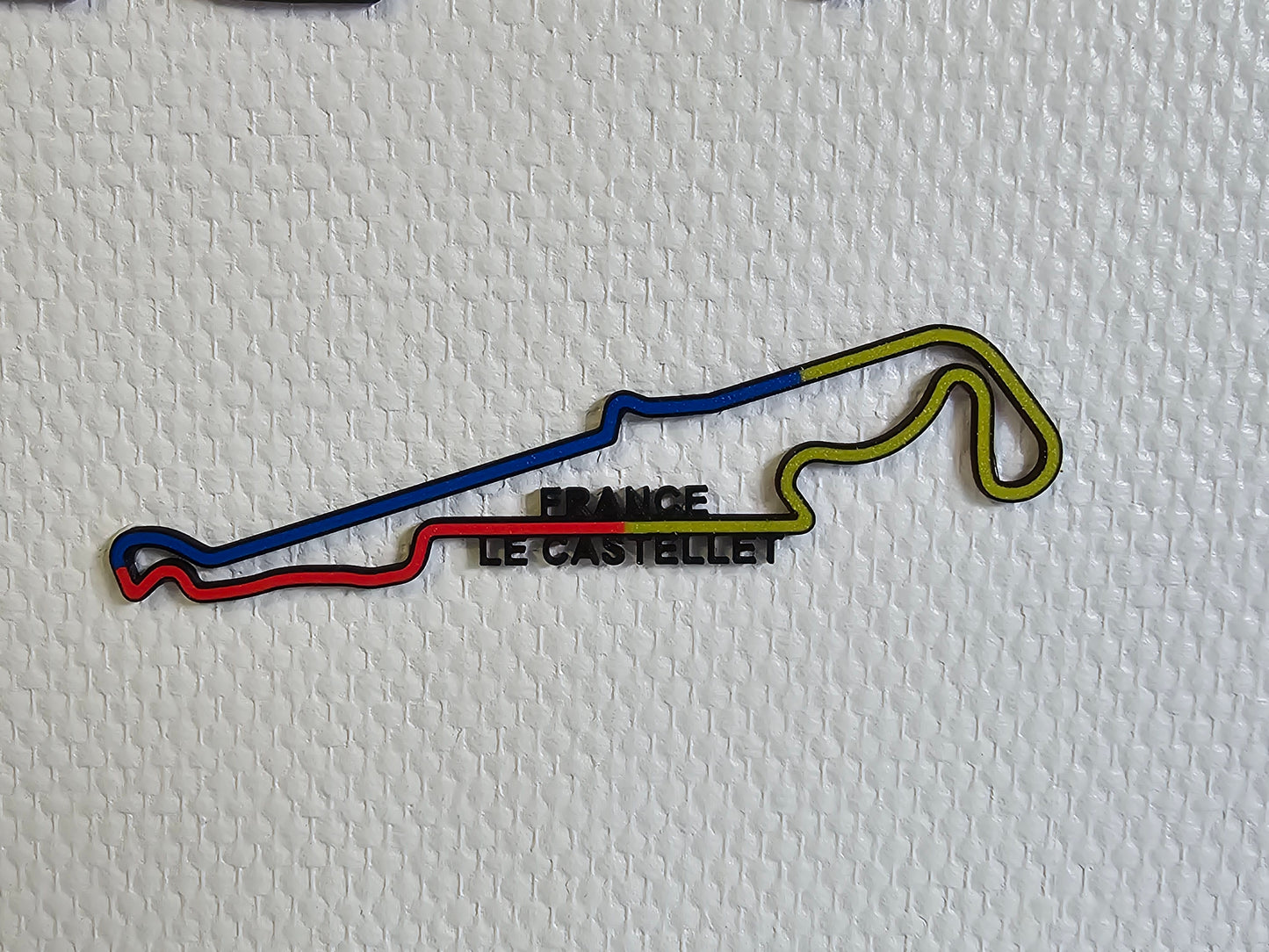 Lot de 24 circuits de Formule 1 en couleurs, Déco murale circuit F1, mural, Tracé circuit F1, saison 2024, sport automobile, sport moto, wall art. 3D