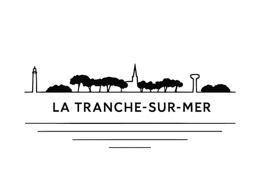 Silhouette de la ville de La Tranche sur Mer