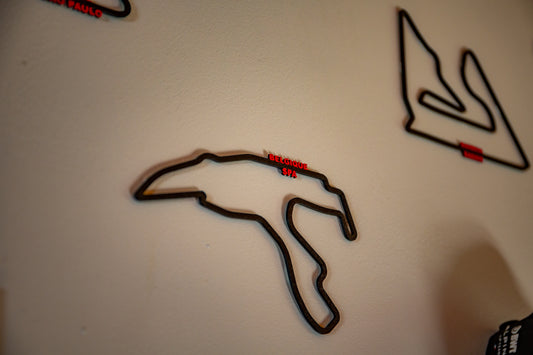 Pack de 24 circuits de Formule 1 avec le nom d'une autre couleur