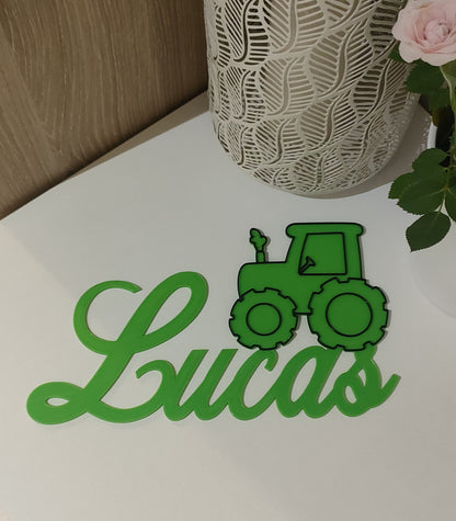 Lucas, Vert pomme avec Tracteur