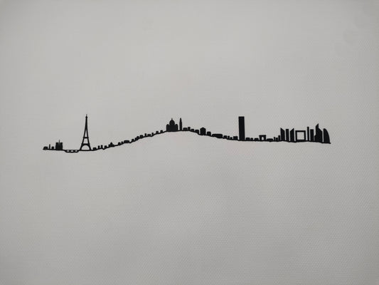 Silhouette de la ville de Paris