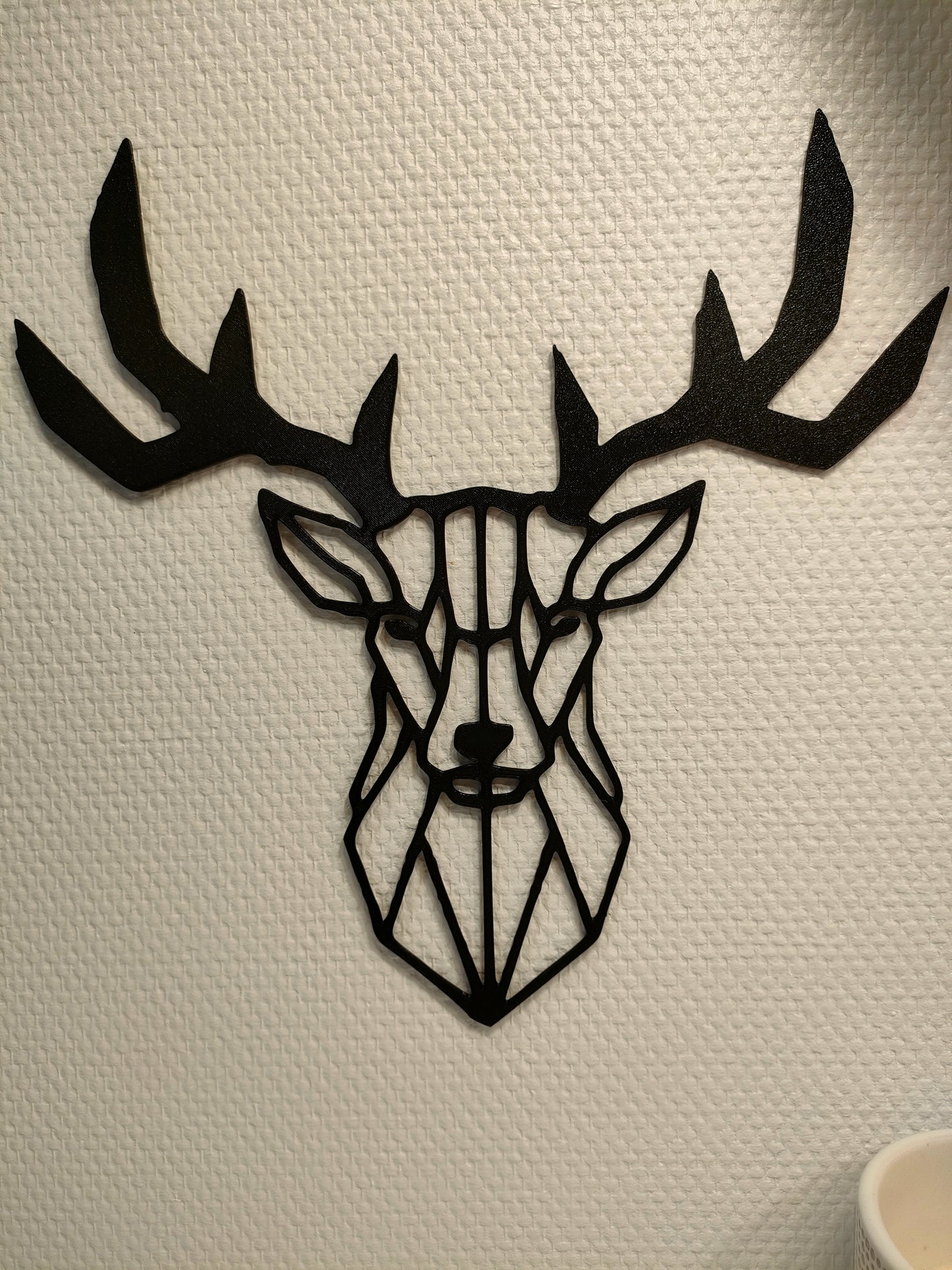 Décoration Murale Tête de Cerf Géométrique