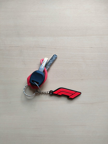 Porte clé F1, Porte-clé Logo Formule 1, Porte-clé Formula 1, Cadeau fan F1, Porte-clé F1, Impression , impression 3D, Sport automobile 3D