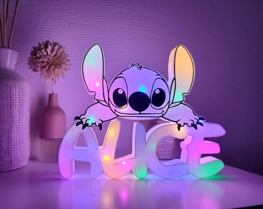 Veilleuse avec personnage Stitch